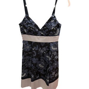 Max and Cleo 100% Silk Floral Dress Formal Wedding Size 4